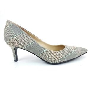 Naturalizer Allison Size 7.5 M Plaid Kitten Heel